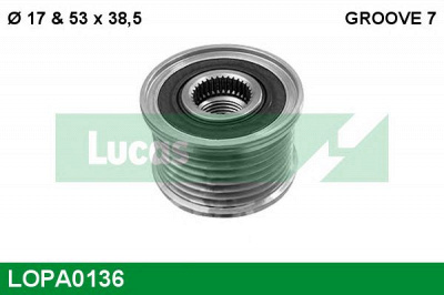 LUCAS ENGINE DRIVE lopa0136 -  Механизм свободного хода генератора